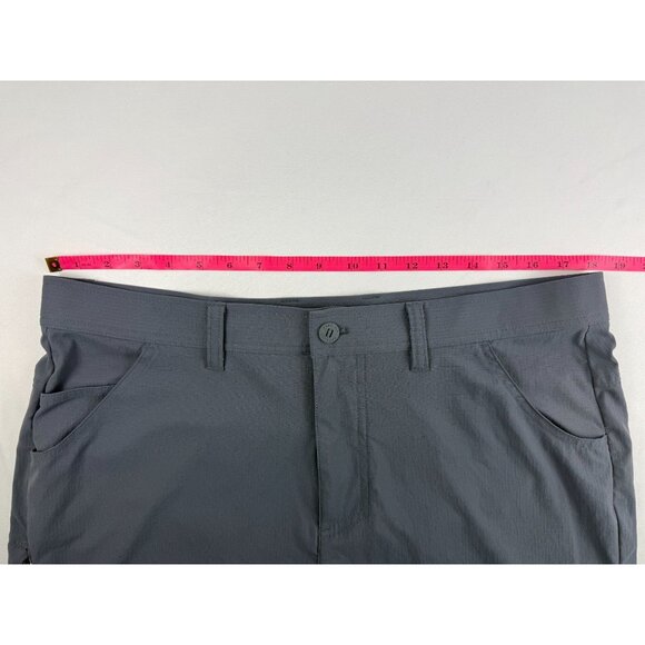 Free Fly Shorts Men's Size 36 utility II shorts chino performance zip pocket Blu - Picture 6 of 7